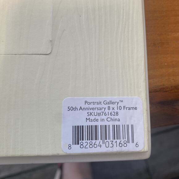 Lenox Portrait Gallery Frame 8” X 10” Lenox Wedding Memories 50th Anniversary - Picture 7 of 7